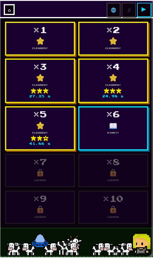 Level selection