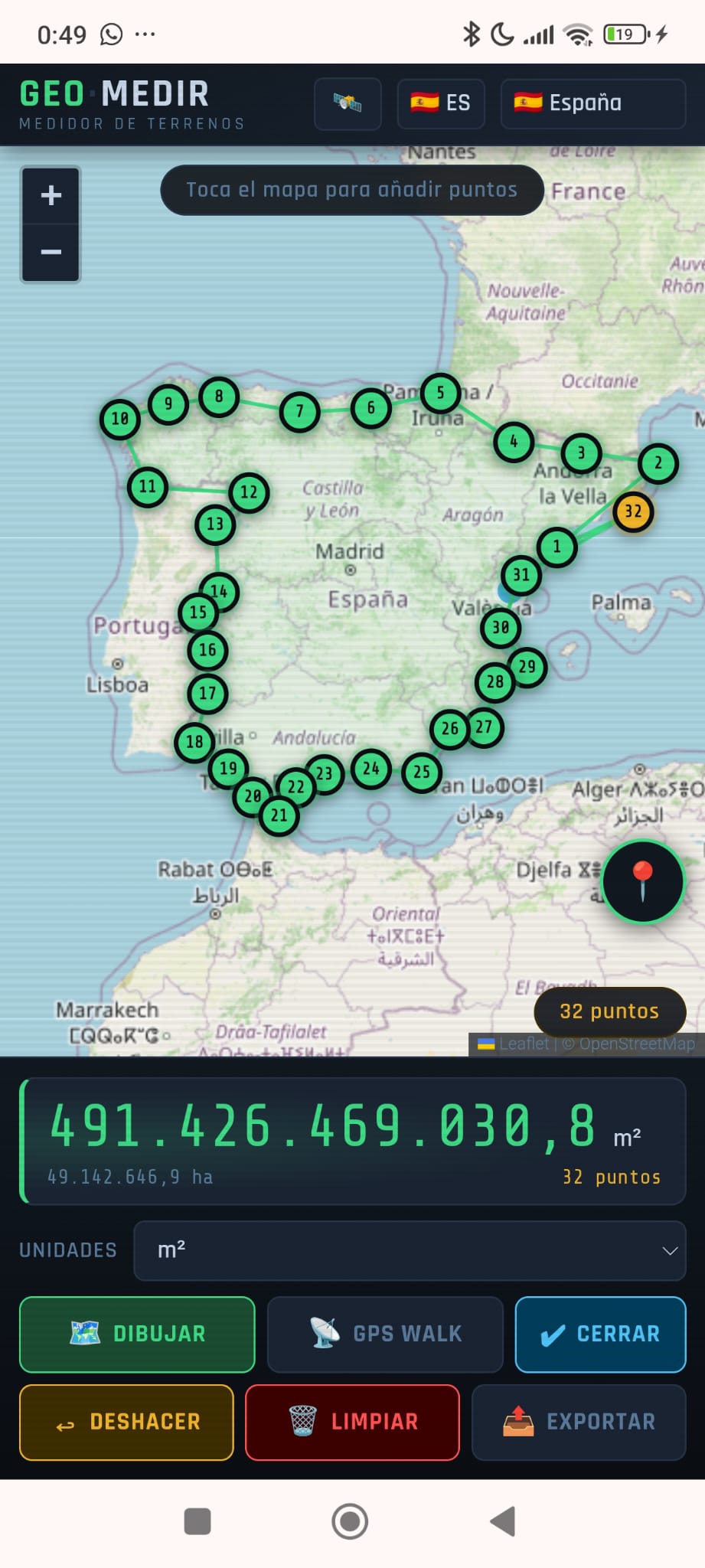 GeoMedir medir España
