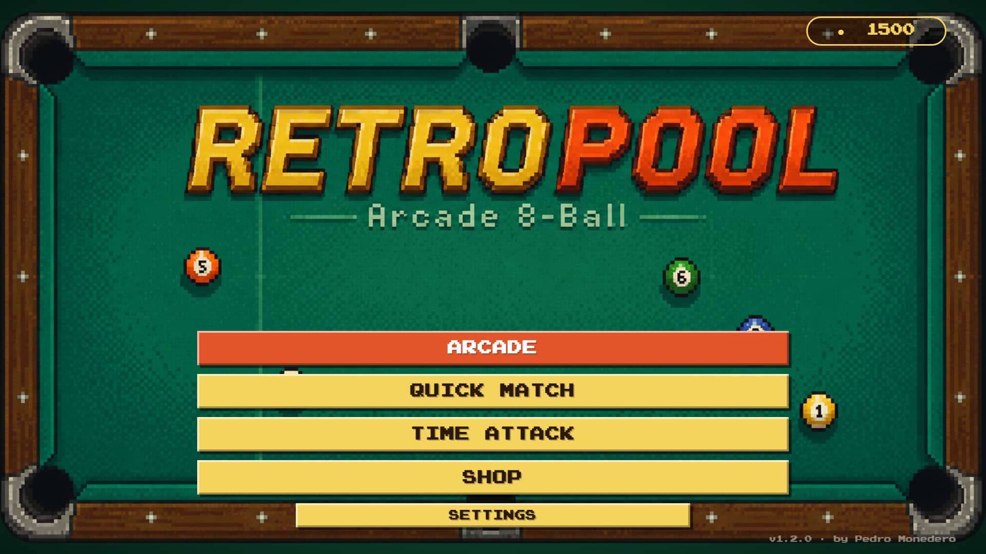 Main menu